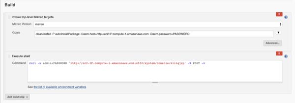 Clearing AEM's JSP Cache in your Jenkins Build
