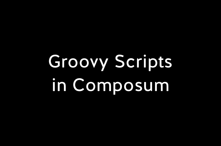 Using Composum Groovy Executor